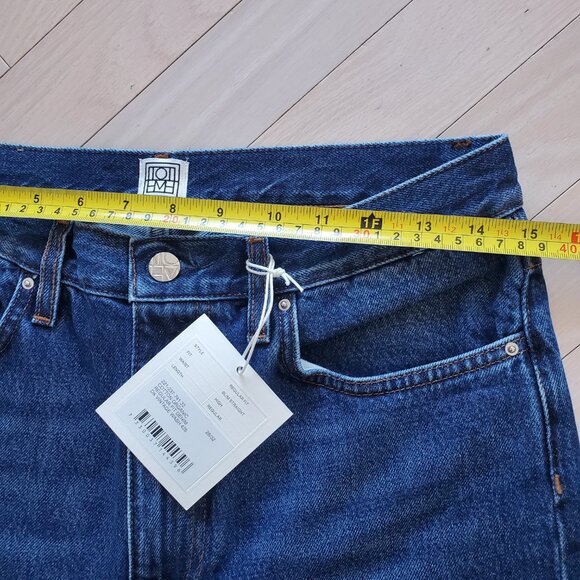TOTEME ! High slim Straight Regular Fit Organic Cotton (28/32) - Picture 8 of 13